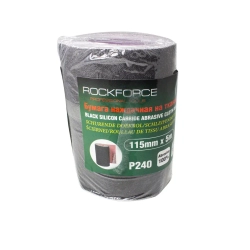Бумага наждачная на тканевой основе 115ммх5м в рулоне (P240) RockForce##Rock FORCE RF-FB2240C