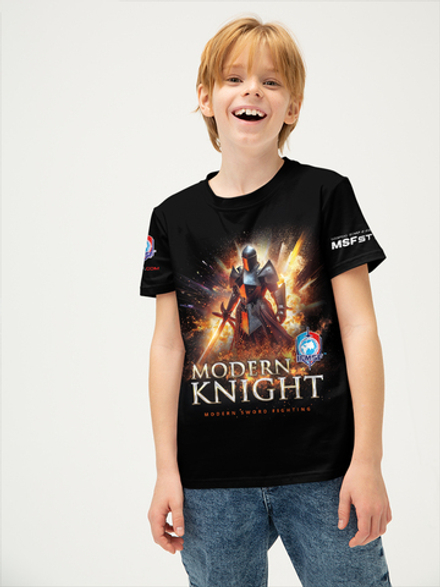 Футболка хлопковая детская Федерация СМБ Modern KNIGHT