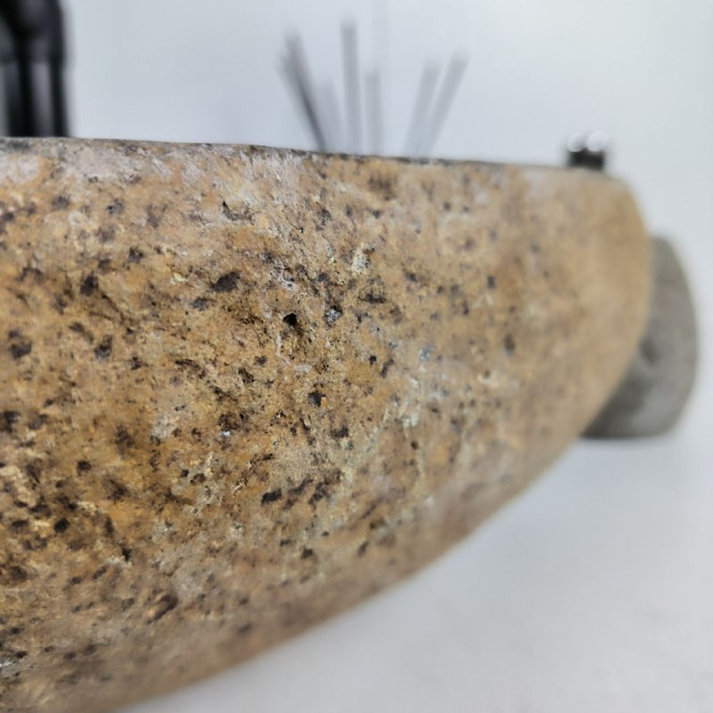 Раковина из речного камня RS-62084 (56*44*15)