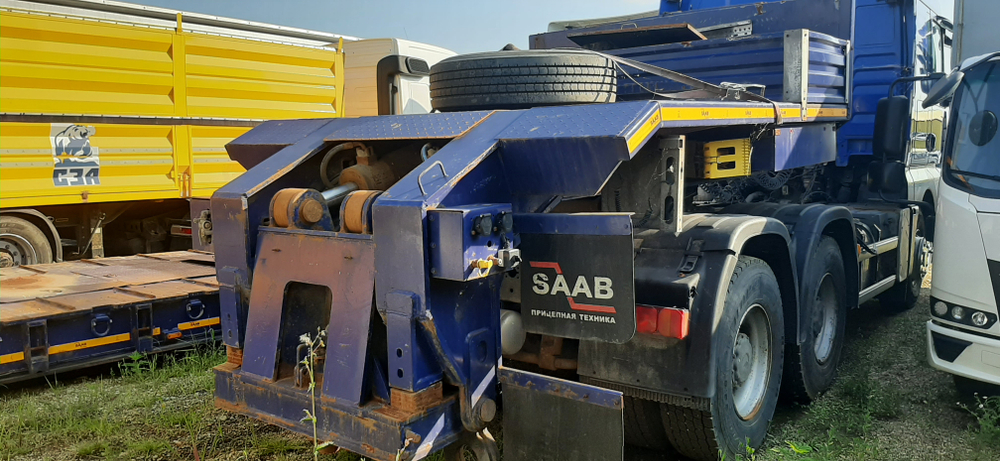 ПКФ СААБ 9891* Полуприцеп тяжеловоз 4 оси 9891-0000040-06 (Раздвижной)