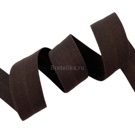 Бейка матовая темная серо-коричневая 15 мм