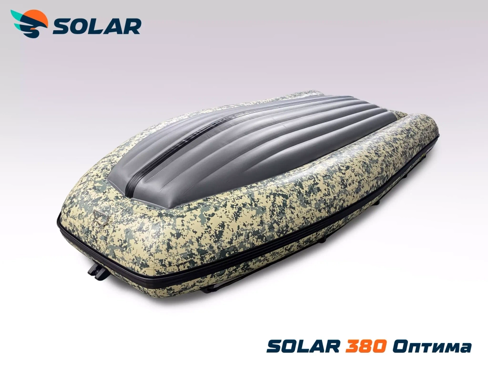 Лодка надувная моторная solar-380 к (оптима)