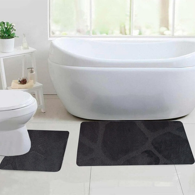 Коврик MAXIMUS 2шт 60*100/50*60см, 2513 BLACK