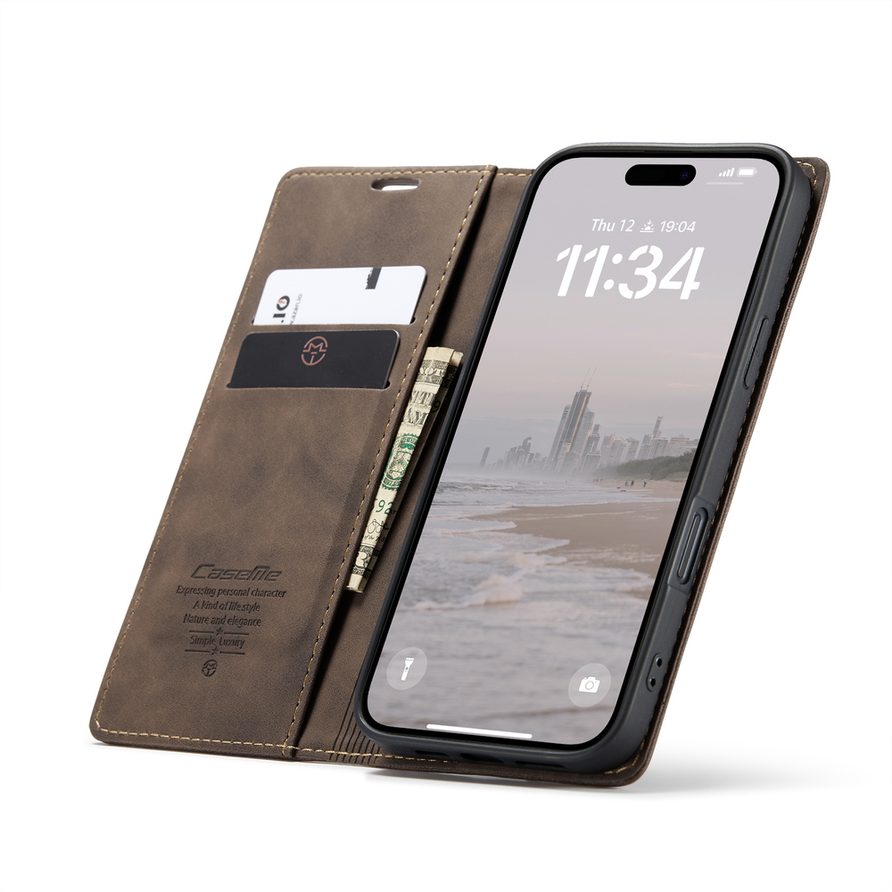 Чехол-книжка CaseMe Matte iPhone 16