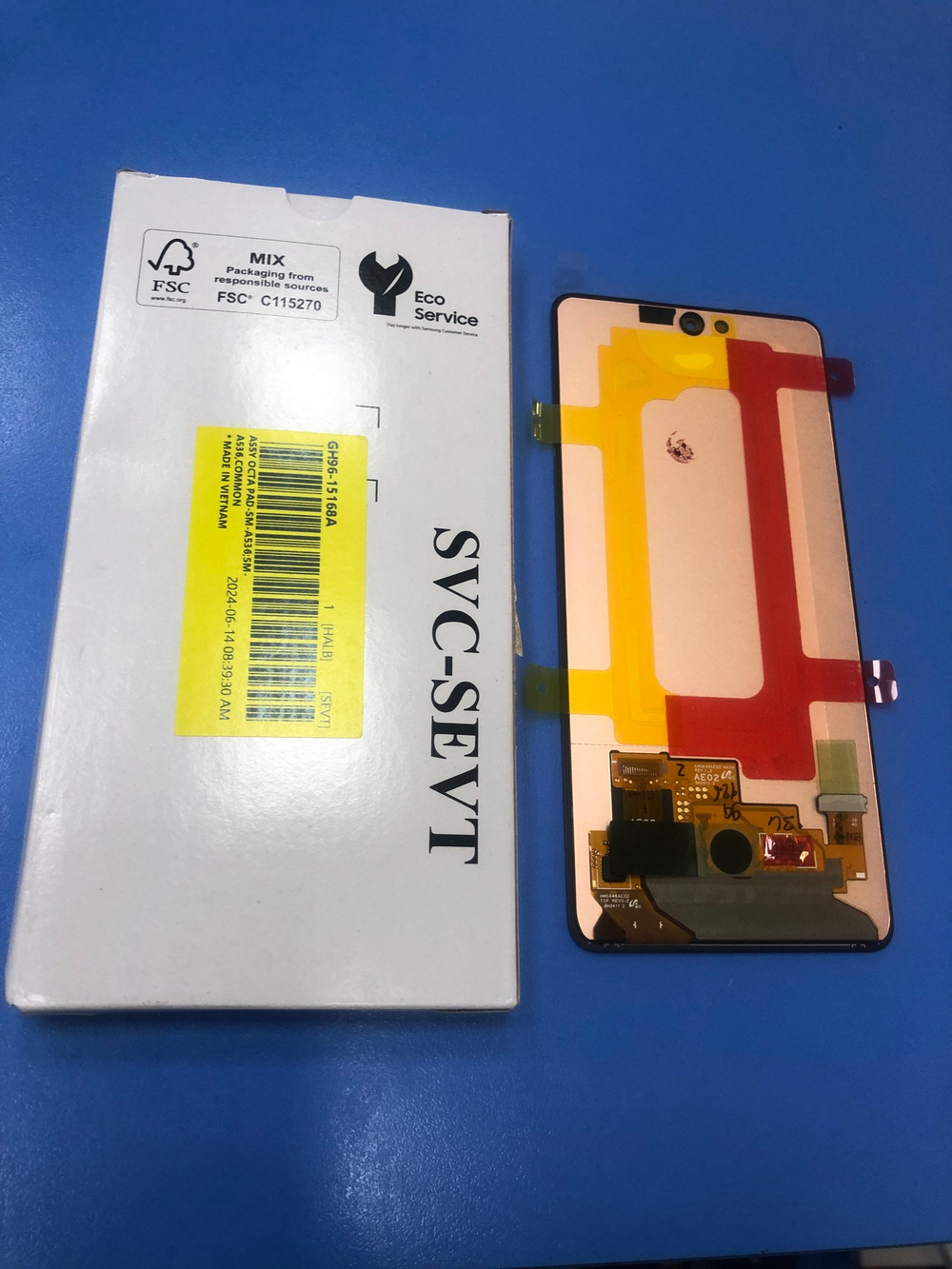 Самсунг А536 Galaxy A53  Дисплей в сборе с тачскрином, без рамки, Оригинал