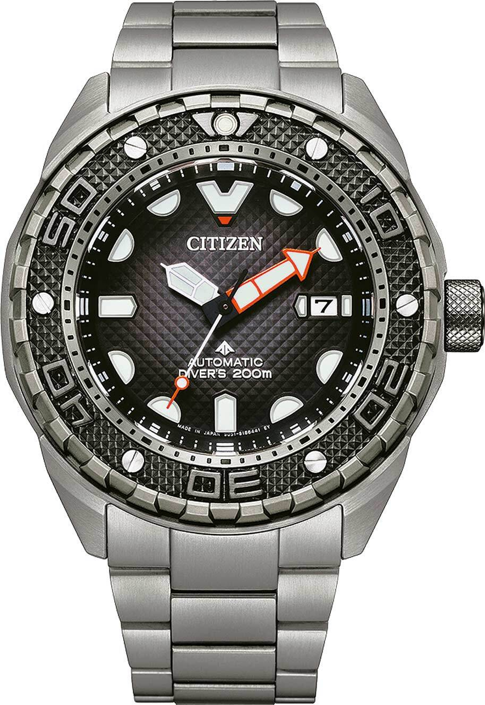 Японские механические титановые наручные часы Citizen NB6004-83E