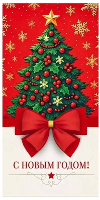 Конверт для денег "С Новым годом!" 10000613 (ТМ Хорошо)