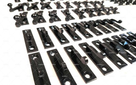 Форточная завертка фиксатор Рычаг латунная черный РАЛ