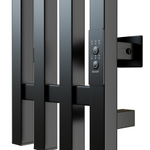 Полотенцесушитель MIXLINE MOON QUADRO BLACK 120/15 (таймер,206 Вт) электрический ЧЕРНЫЙ