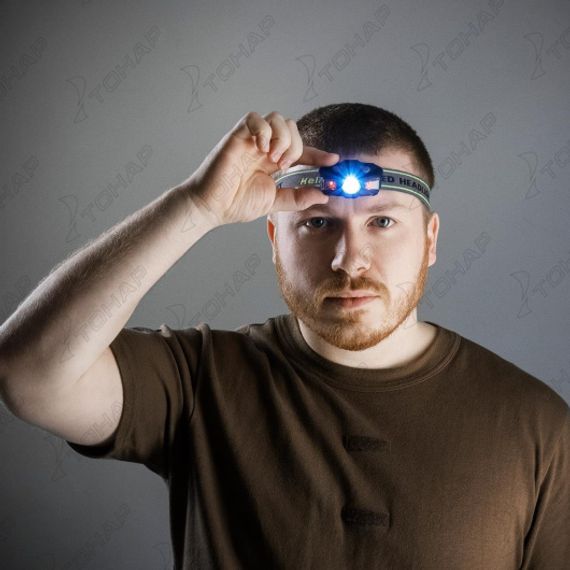 Фонарь налобный 130 LM, IPX4, 1xAAA (HS-FN-3076) Helios