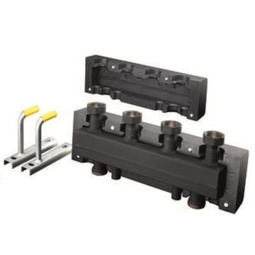 Комплект Oventrop HydroFixx DN 25 из гидрострелки и гребёнки на 2 отоп.контура с изоляцией [1351698]