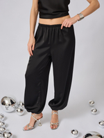 Брюки алладины из атласа