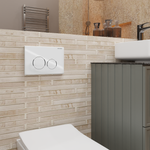 Клавиша для инсталляции CHARUS Spazio FP.330.11.01, белый глянцевый