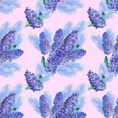 Дельфиниум на розовом фоне