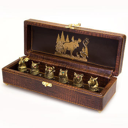 Стопки-перевертыши «Звери №2» 6 шт.