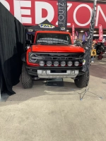 Кронштейн для доп. фар с самими фарами на штатный бампер Bronco / Bronco Raptor 2022+ Форд Бронко Раптор