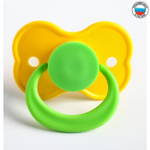 Пустышка латексная классическая «Бабочка» с кольцом, от 0 мес. 741130