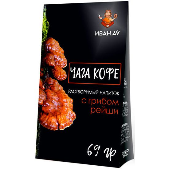 (-)Чайный напиток "Чага-Кофе" с грибом Рейши, 69 г