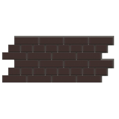 Термосайдинг Кирпич 0,2 (коричневый) 925*438*20 (уп. 11 шт.)