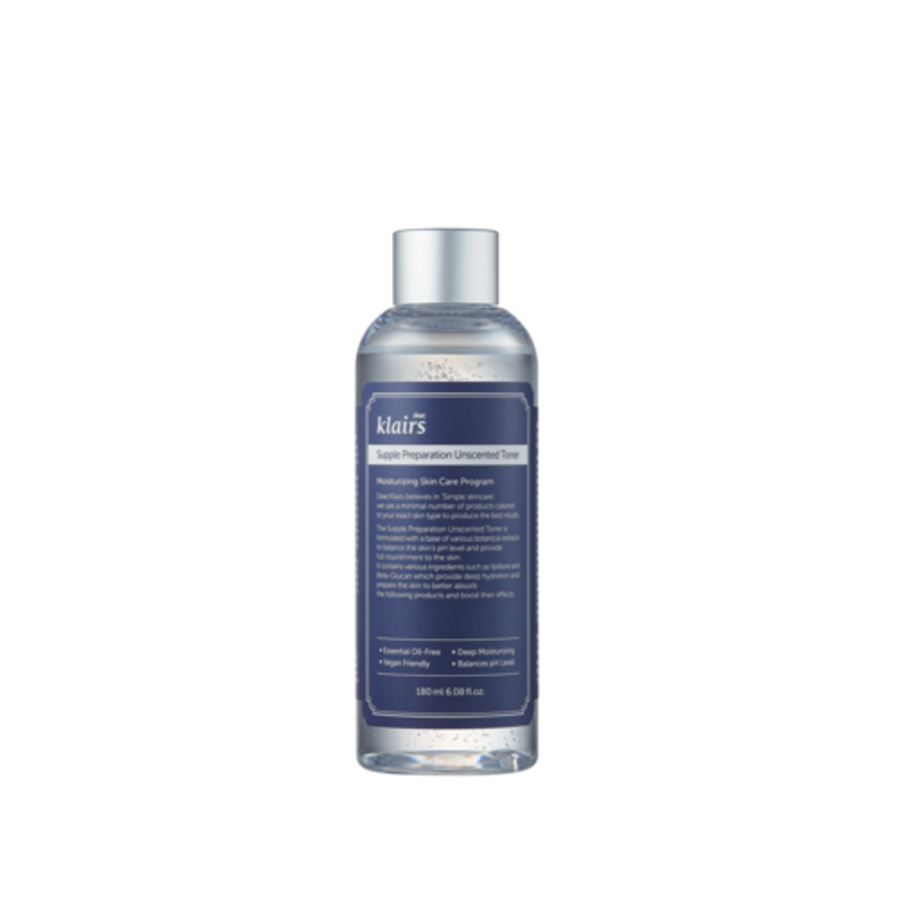 Dear, Klairs Тонер для лица смягчающий - Supple preparation unscented toner, 180мл