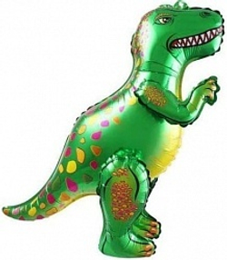 Ходячий шар "Аллозавр" зеленый