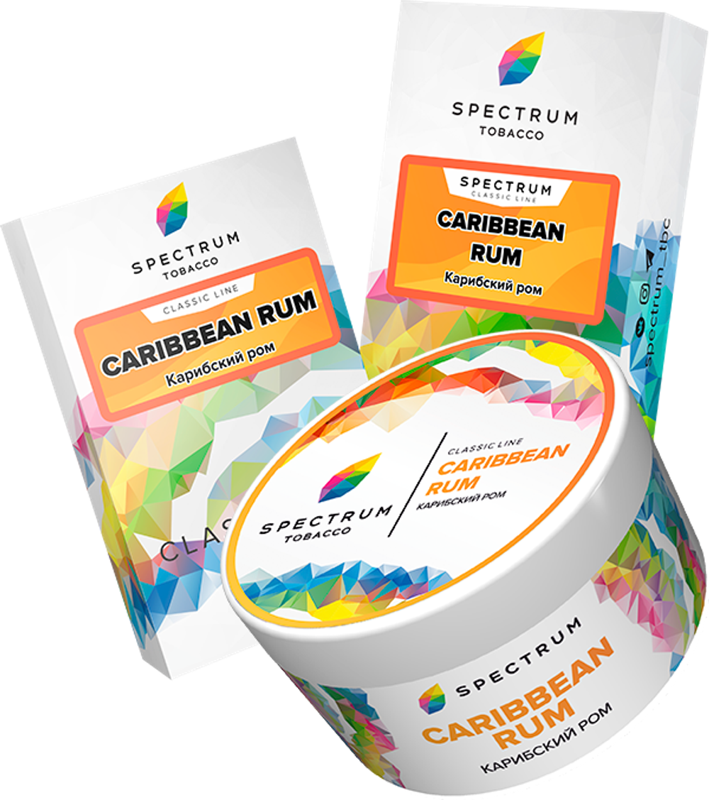 Табак Spectrum Classic Line Caribbean Rum (Карибский Ром) 200г