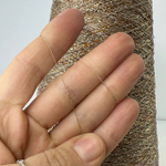 SPARVIERO - Torcitura di Domaso; 73% лен, 9% люрекс, 19% п/а; 1850м/100гр; цвет: медный песок; Есть бобинка: 117; 200 гр S504