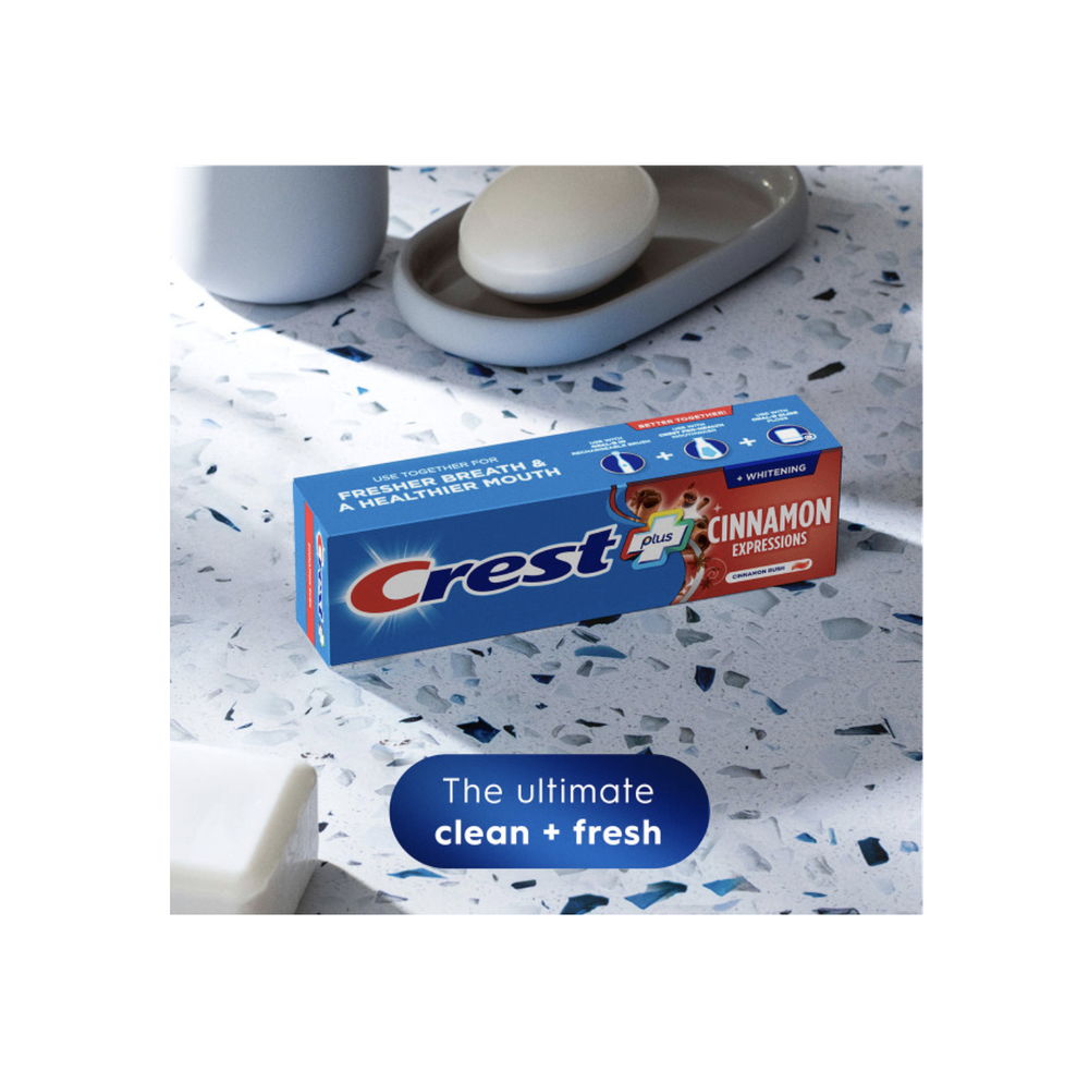 Зубная паста Crest Complete Whitening Plus Cinnamon со вкусом корицы 5.4 oz