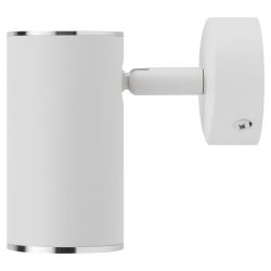 Светильник настенно-потолочный спот ЭРА OL35 WH под лампу MR16 GU10 белый/хром