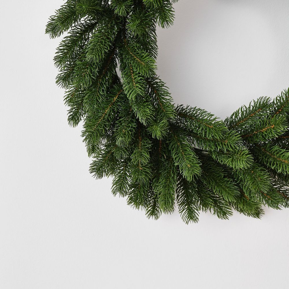 Рождественский венок «Сollier» (Литая хвоя) 60 см
