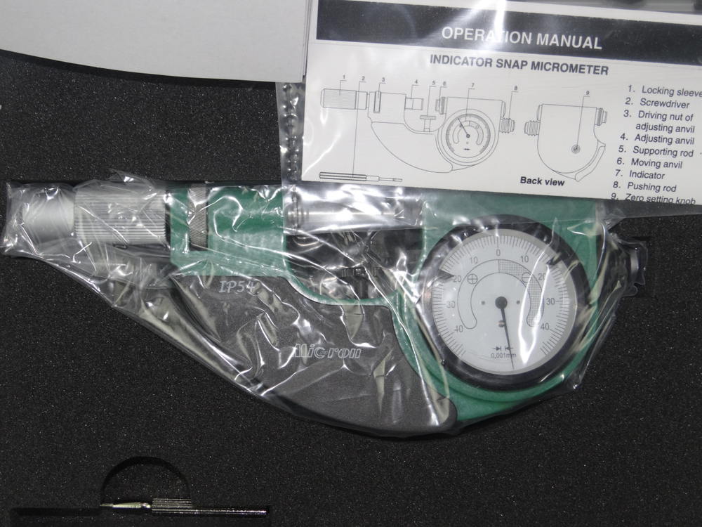 Скоба рычажная СР 0-25мм Micron 0.001 мм (с поверкой)