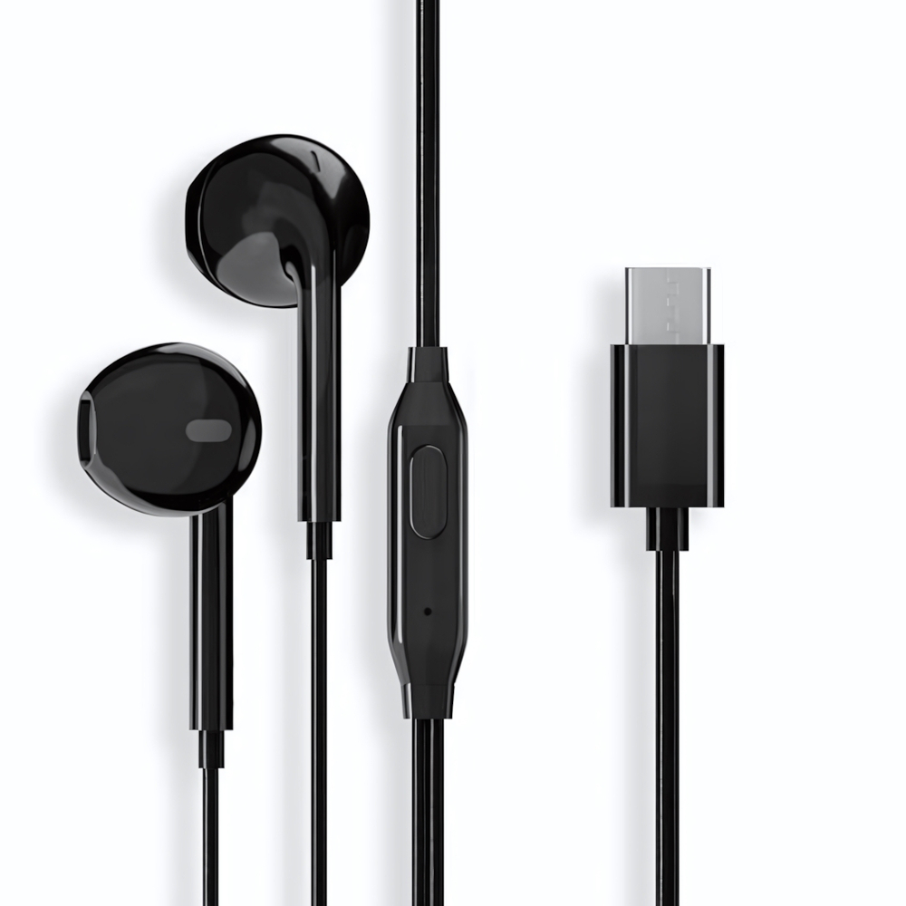 Гарнитура Mietubl MTB-LC02, вкладыши, разъем Type-C, кабель 1.2 м Black