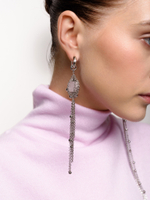 Серьги "Pink Fantastic" Silver