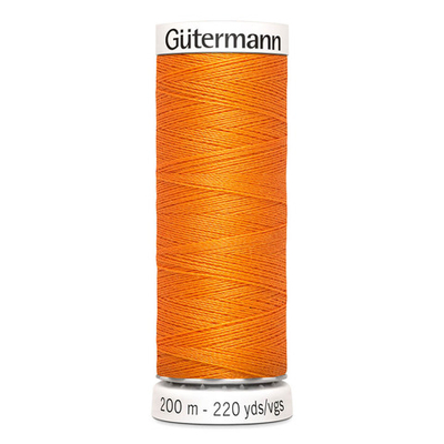 01 Нить Sew-All 100/200 м для всех материалов, 100% полиэстер Gutermann 748277 (350 св.оранжевый)