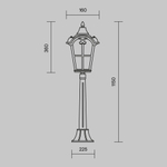 Ландшафтный светильник Outdoor O413FL-01BZ1