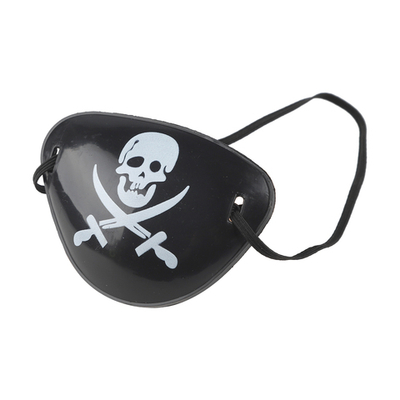 Пиратская повязка, с черепом, Черный