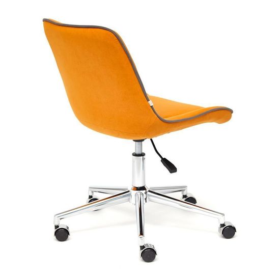 Кресло Tetchair STYLE флок , оранжевый, 18