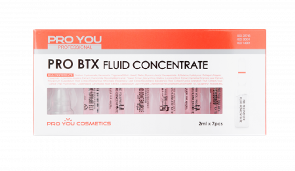 Pro You Флюид-концентрат Pro BTX Fluid Concentrate, 2 мл x 7 шт | Pro BTX Fluid Concentrate