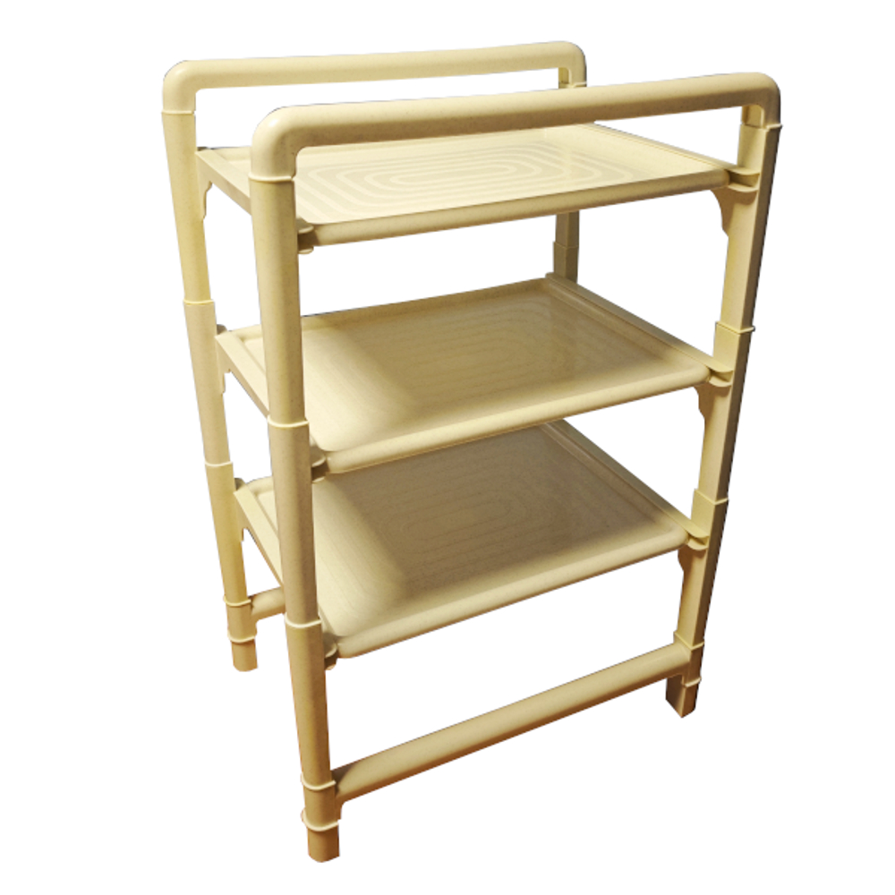 Этажерка 3 полки цвет кремовый Б01.050.01СБ\-00-09-1015