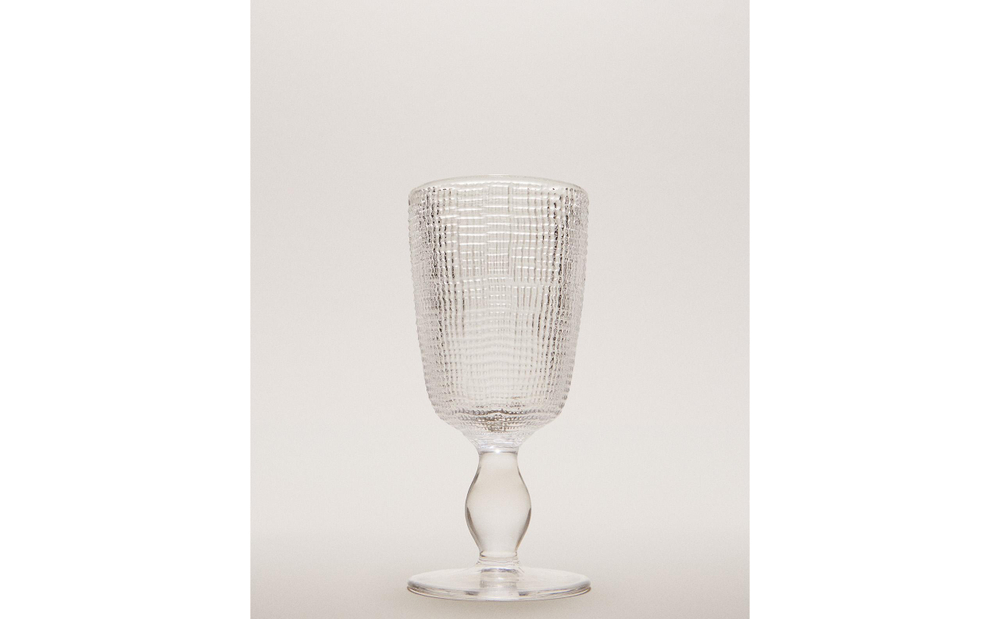 Zara Home бокал из стекла, цвет прозрачный, 16.5 см