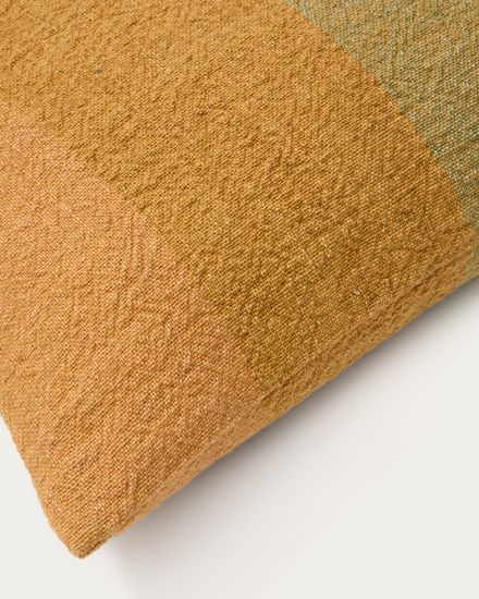 Чехол для подушки Taris из льна в горчичную полоску 50 х 50 см