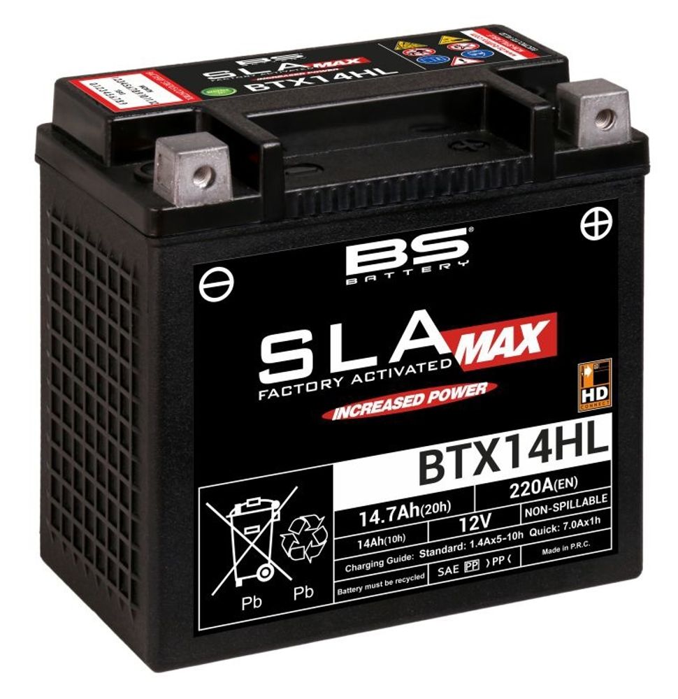 BS-BATTERY Аккумулятор BTX14HL (FA)