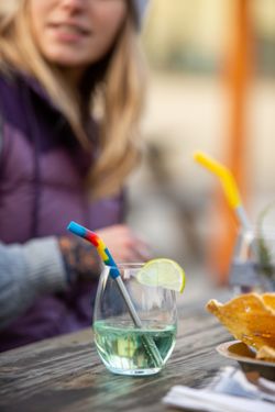 Трубочки для стаканов Klean Kanteen 8мм - 4 шт, короткие с ёршиком