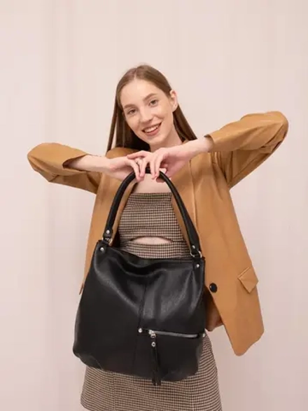 Сумка через плечо большая шоппер мешок