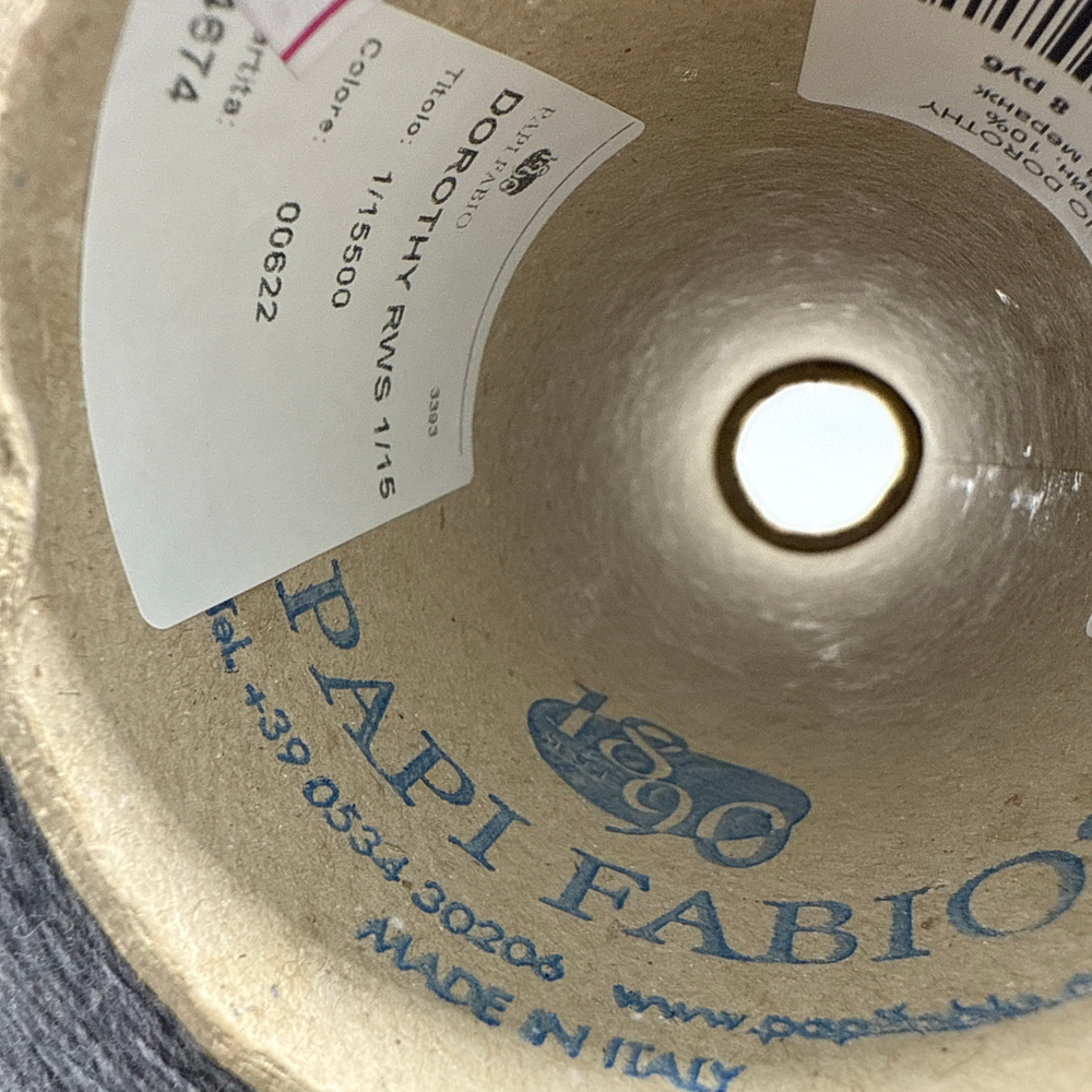 Пряжа FILATURA PAPI FABIO DOROTРY 1/15 (90% меринос ультрафайн, 10% кашемир) 1500м/100гр, серый меранж