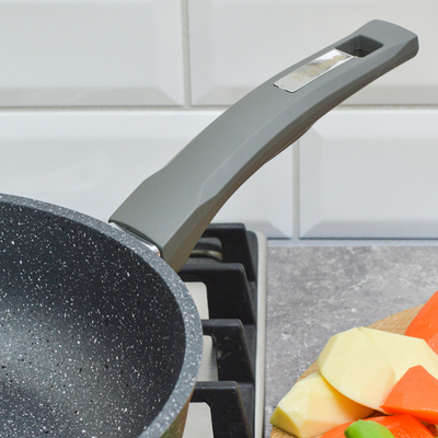 Сотейник 26см Гранит с несъемной ручкой без крышки