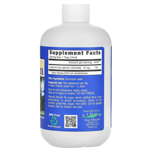 Eidon Ionic Minerals, ионные минералы, кальций, 533 мл (18 унций)