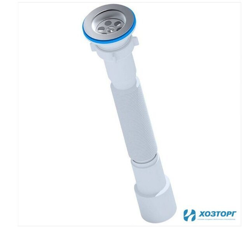 Сифон гофрированный 1 1/2 чашка-70, выпуск 38мм 13741