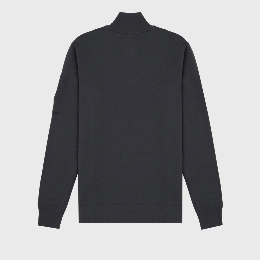 Свитер C.P. Company 1/4 Zip Dark Grey