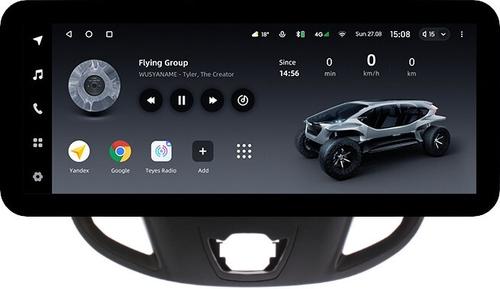Магнитола для Ford Transit Custom, Tourneo Custom 2012-2019 - Teyes LUX ONE ROUND монитор 12.3" 2K QLED на Android 10, Быстрая, CarPlay, 4G SIM-слот